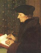Hans holbein the younger Erasmus of Rotterdam (mk45) oil on canvas